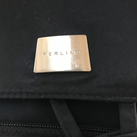 Vintage Perlina nylon black mini packback main image 9